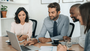 meeting in the office